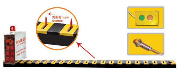 中卫V3嵌入式闯岗自动扎胎器/阻车器